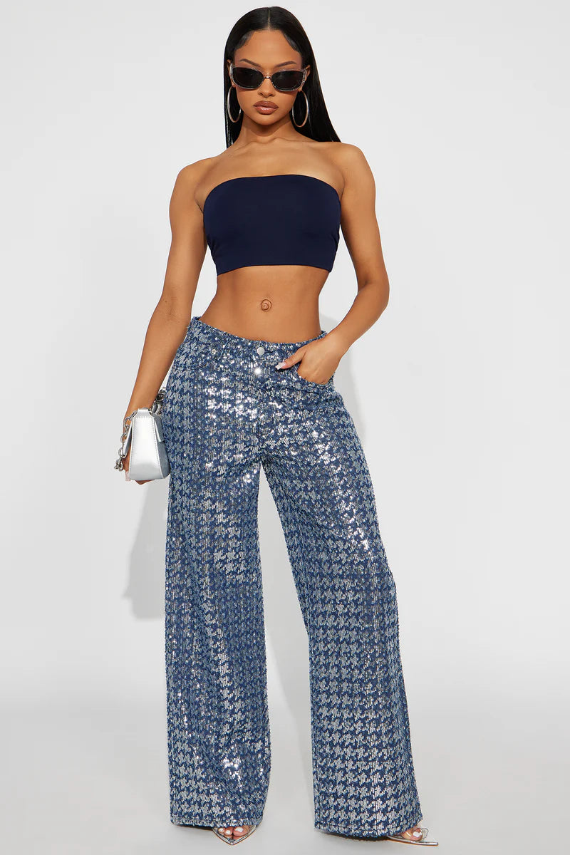 Starstruck – Sequin Wide Leg Jeans