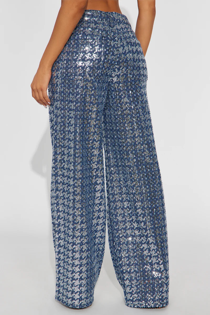 Starstruck – Sequin Wide Leg Jeans