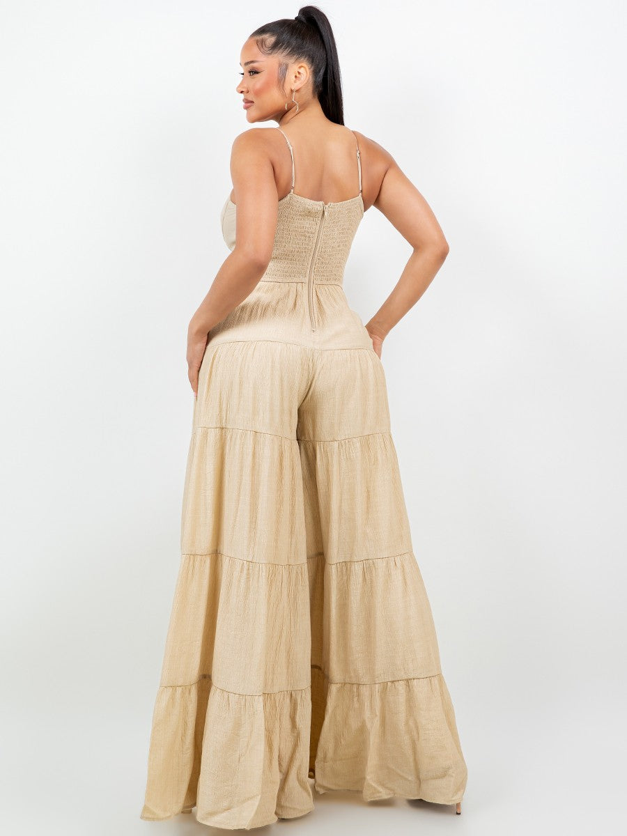 “Blush Breeze Wide-Leg Jumpsuit”