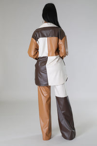 Caramel Block – shirt/Jacket