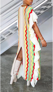 Cozy Canyon Maxi Poncho Dress