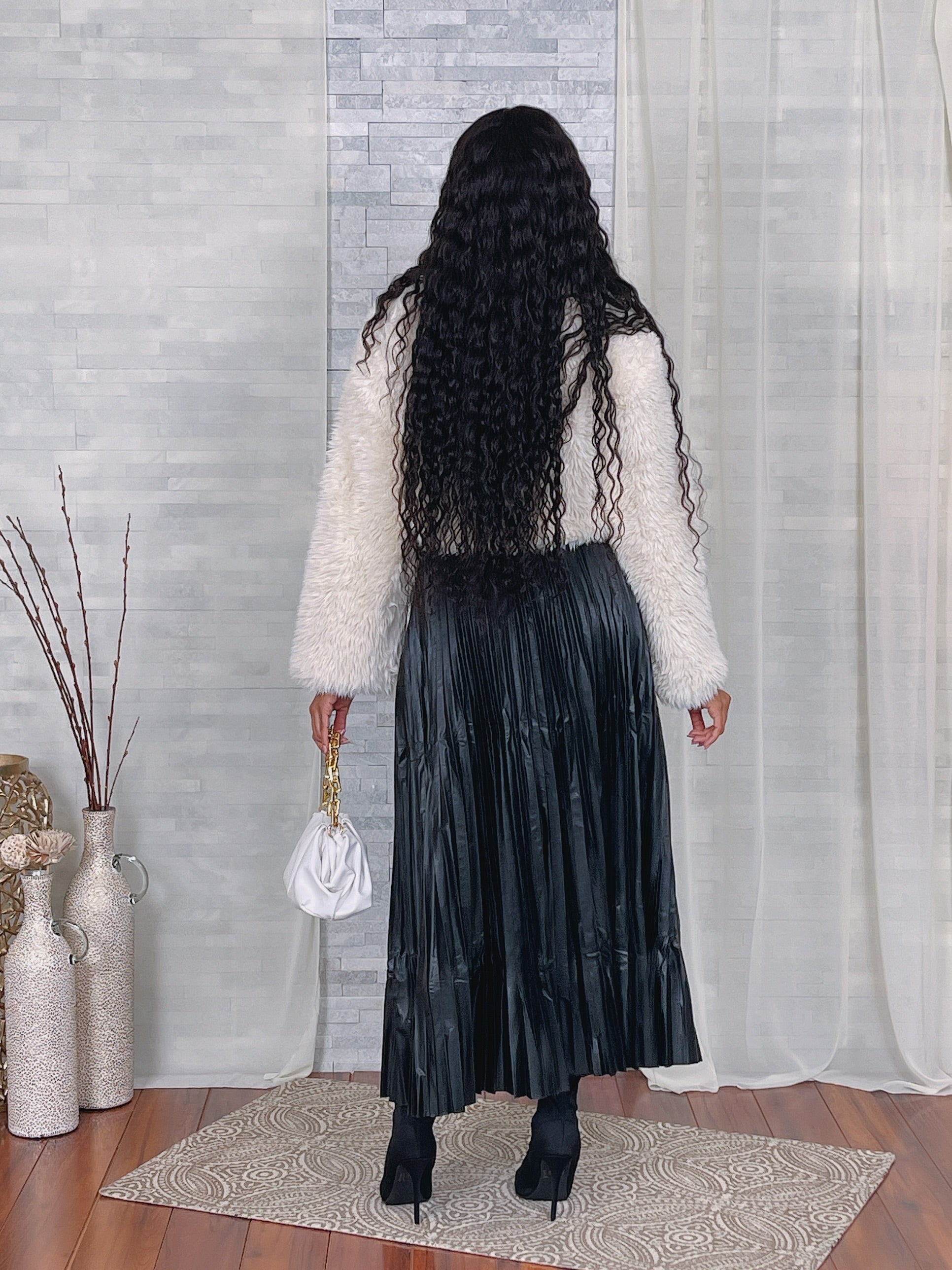 Fuzzy Babe Crop Jacket