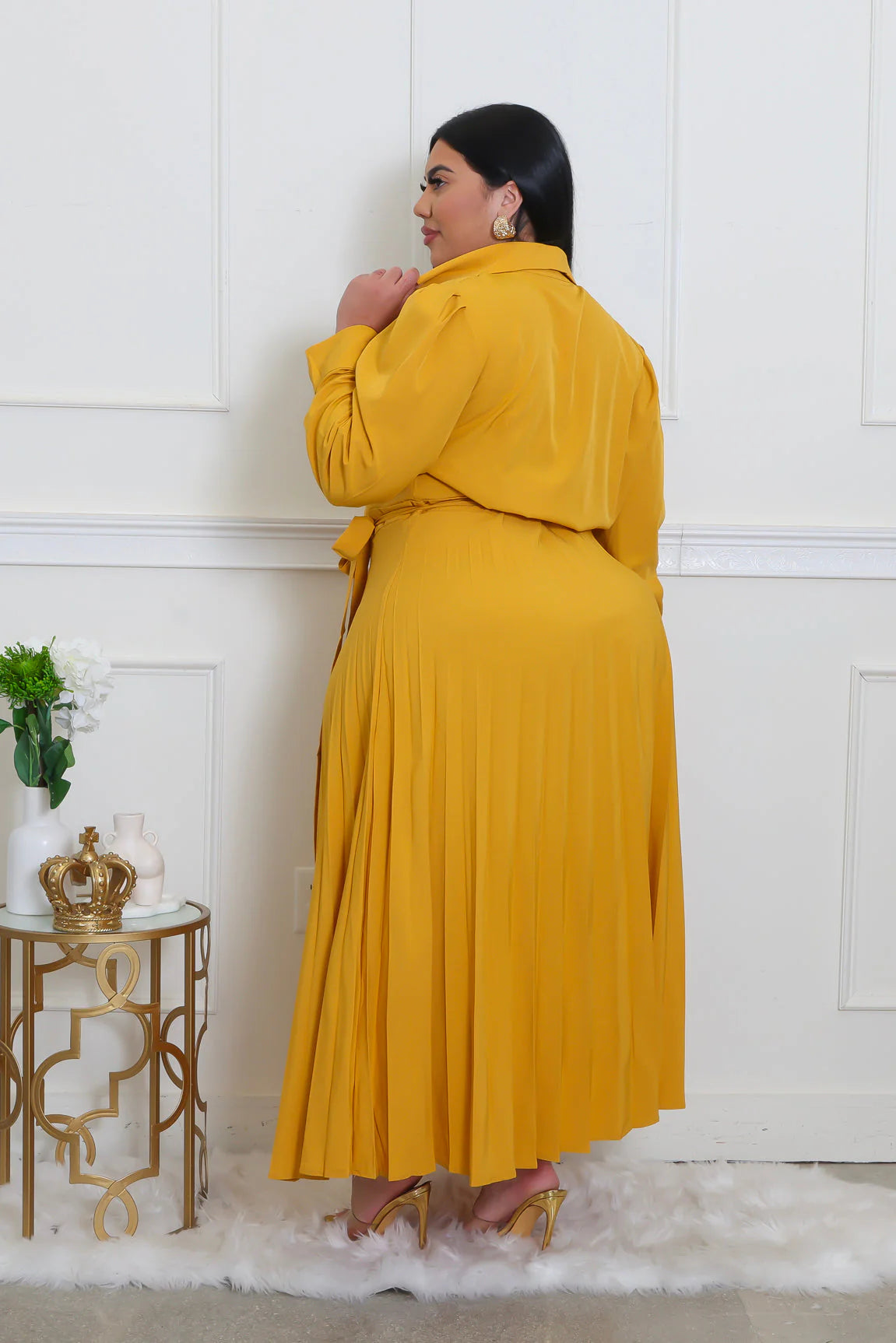 The Mustard Moment Dress