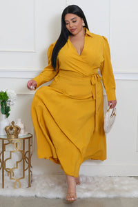 The Mustard Moment Dress