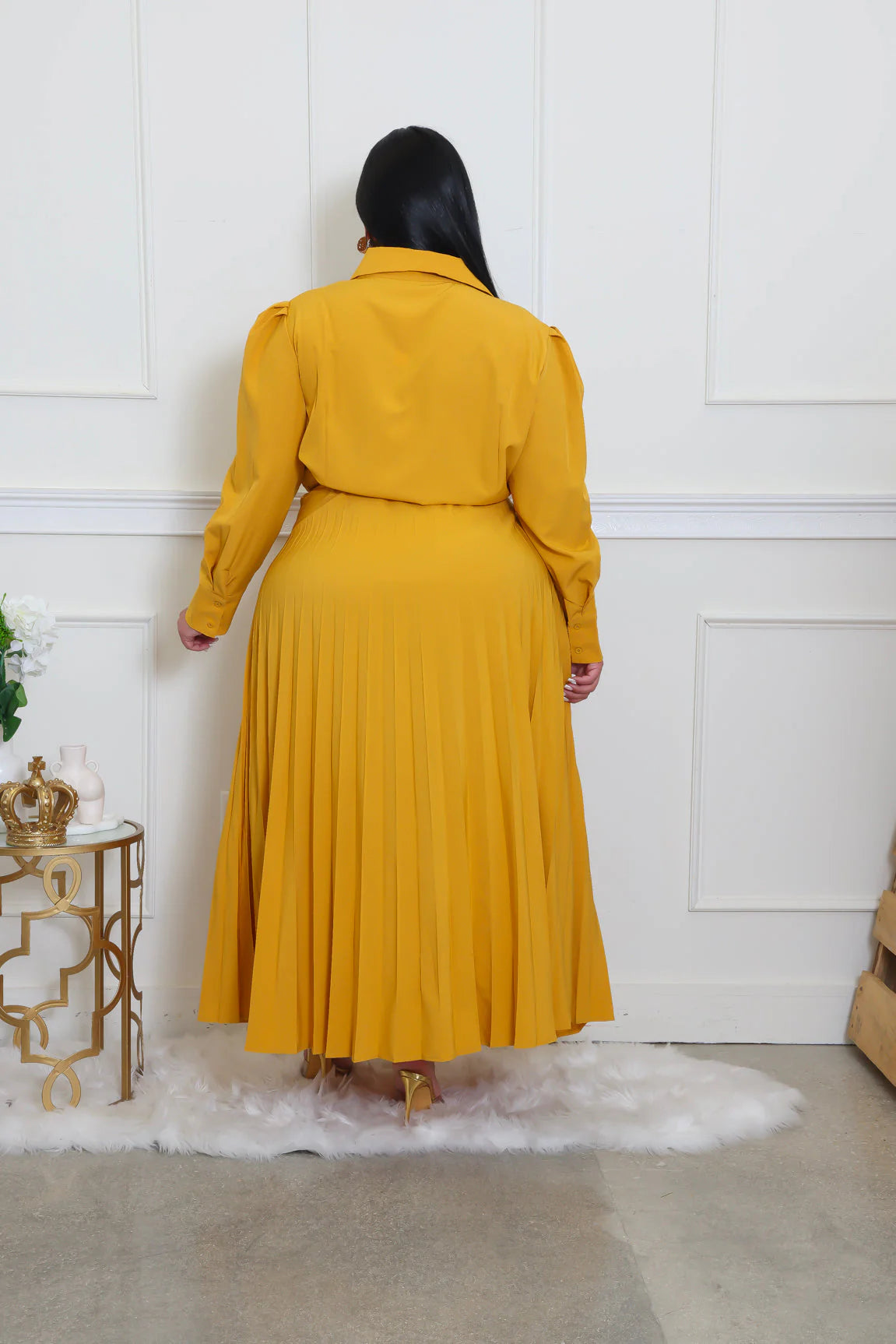 The Mustard Moment Dress
