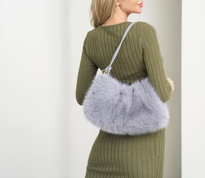 The Silhouette Faux Fur Bag