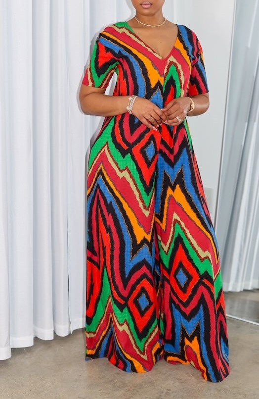 Boho Breeze Wide-Leg Jumpsuit