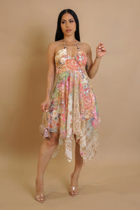 “Floral Mirage Dress”