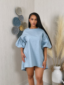 Back Talk Denim Dress