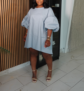 Back Talk Denim Dress