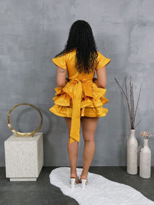 “Wrapped in Ruffles Dress”