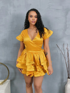 “Wrapped in Ruffles Dress”