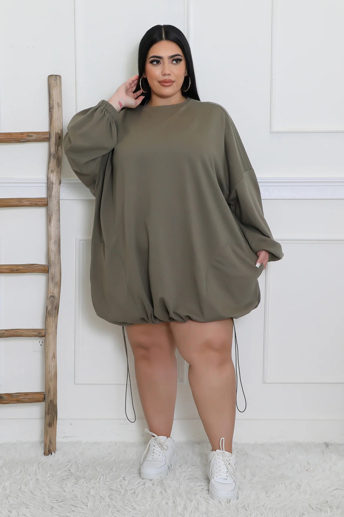 Warm Embrace Sweatshirt Dress