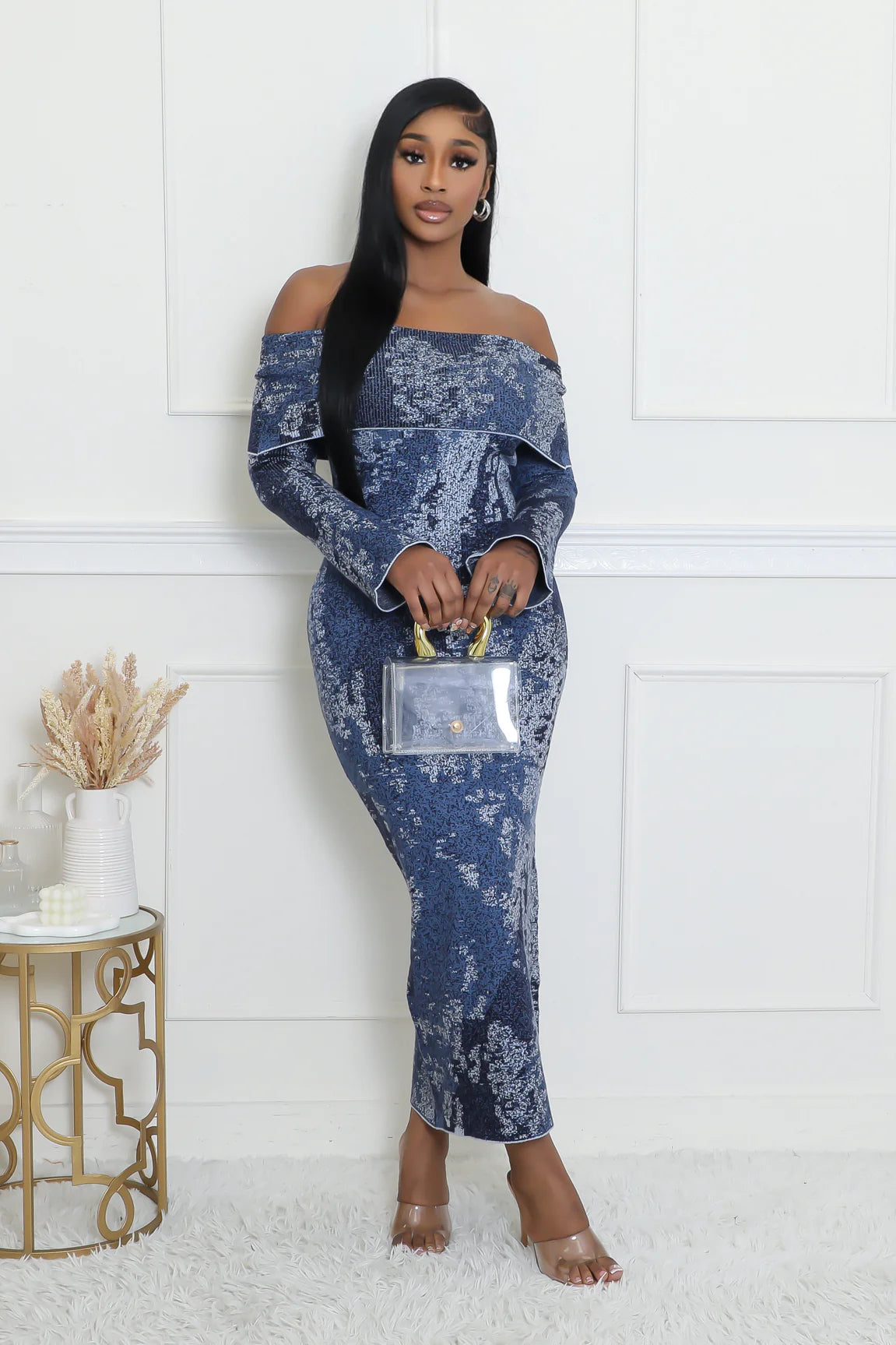 Blue Belle Sweater Dress