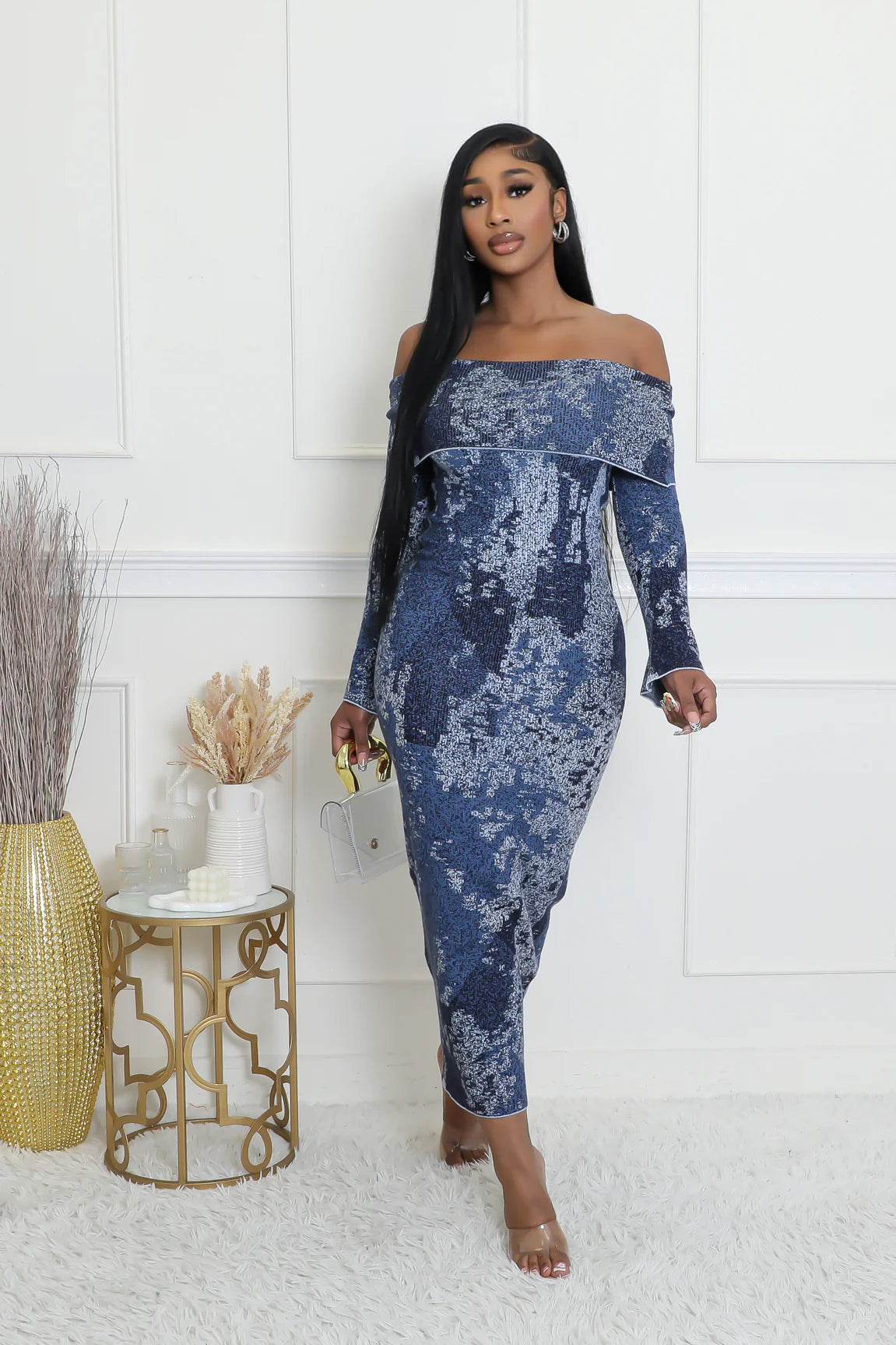 Blue Belle Sweater Dress