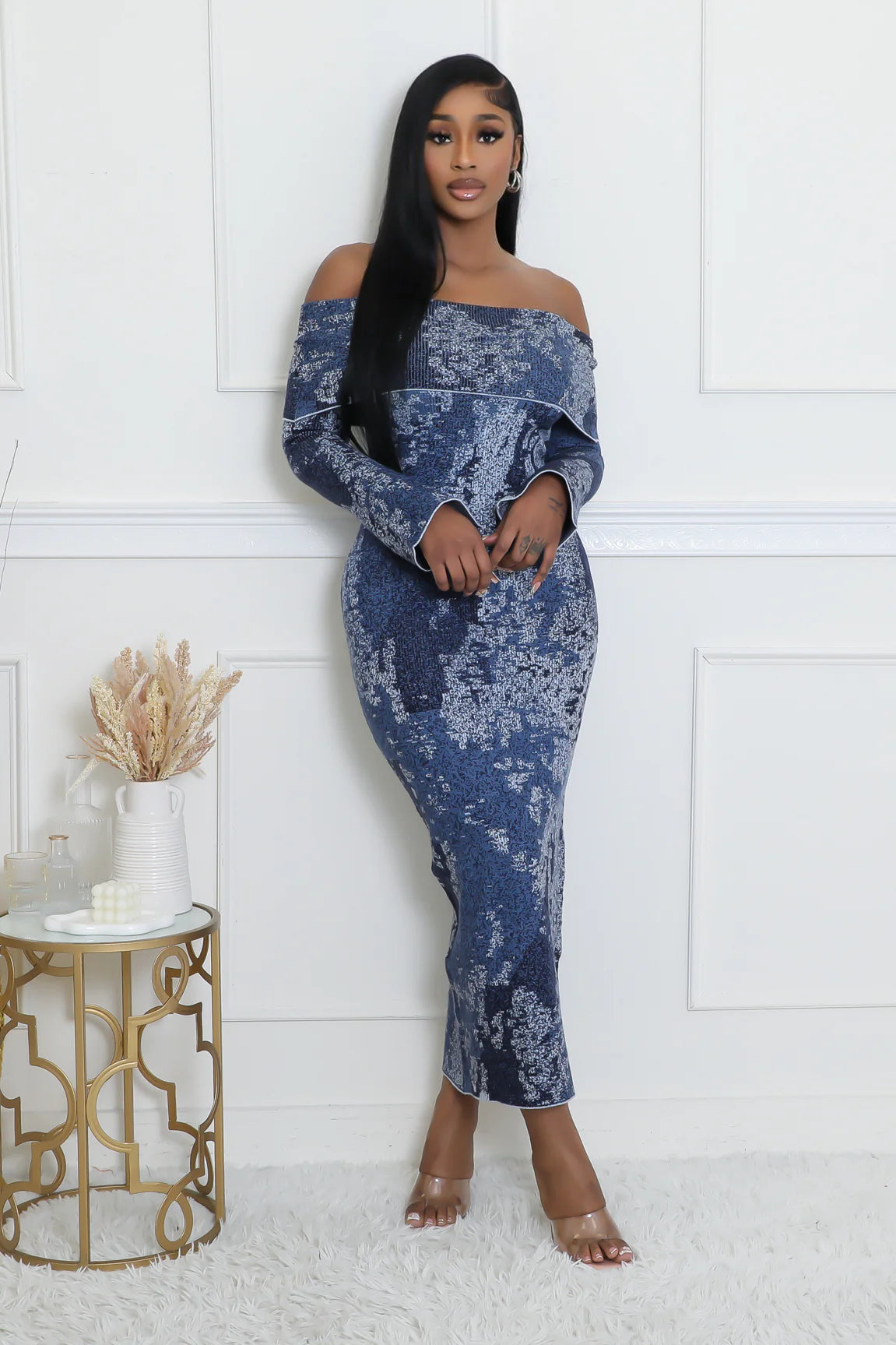 Blue Belle Sweater Dress