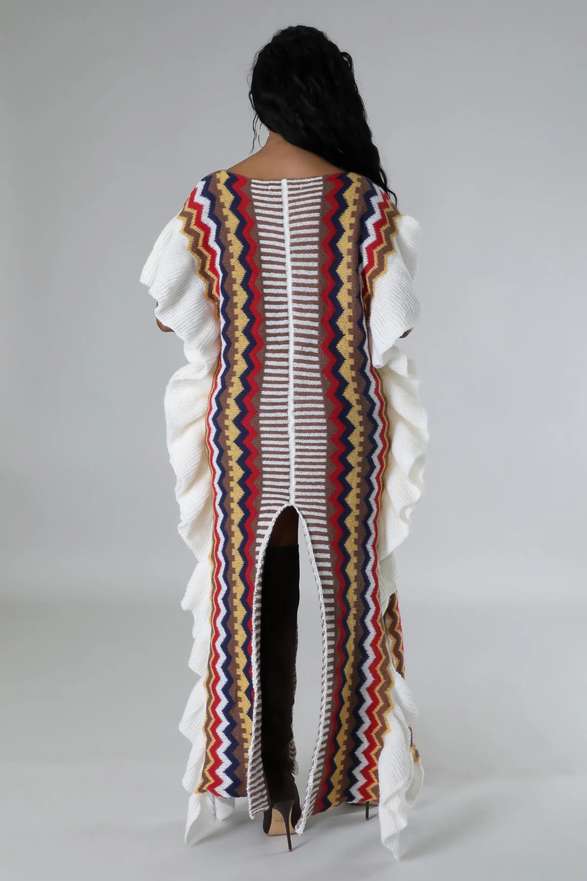 Cozy Canyon Maxi Poncho Dress