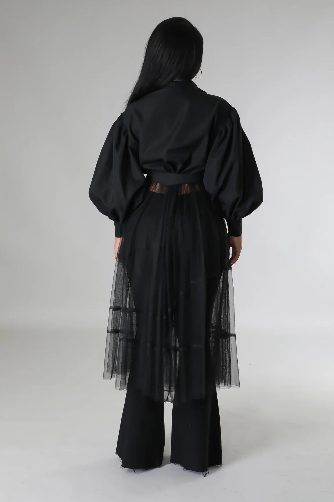 Black Tie Tulle Tunic”