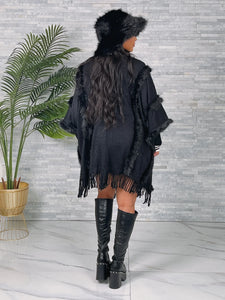 Shimmer & Fur Wrap