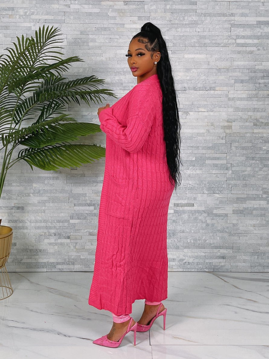 "The Girly Glow Cardigan"