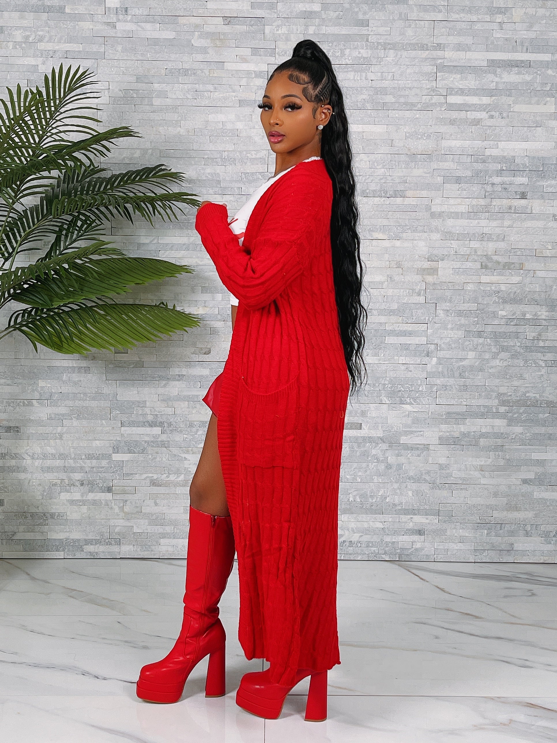 "The Girly Glow Cardigan"