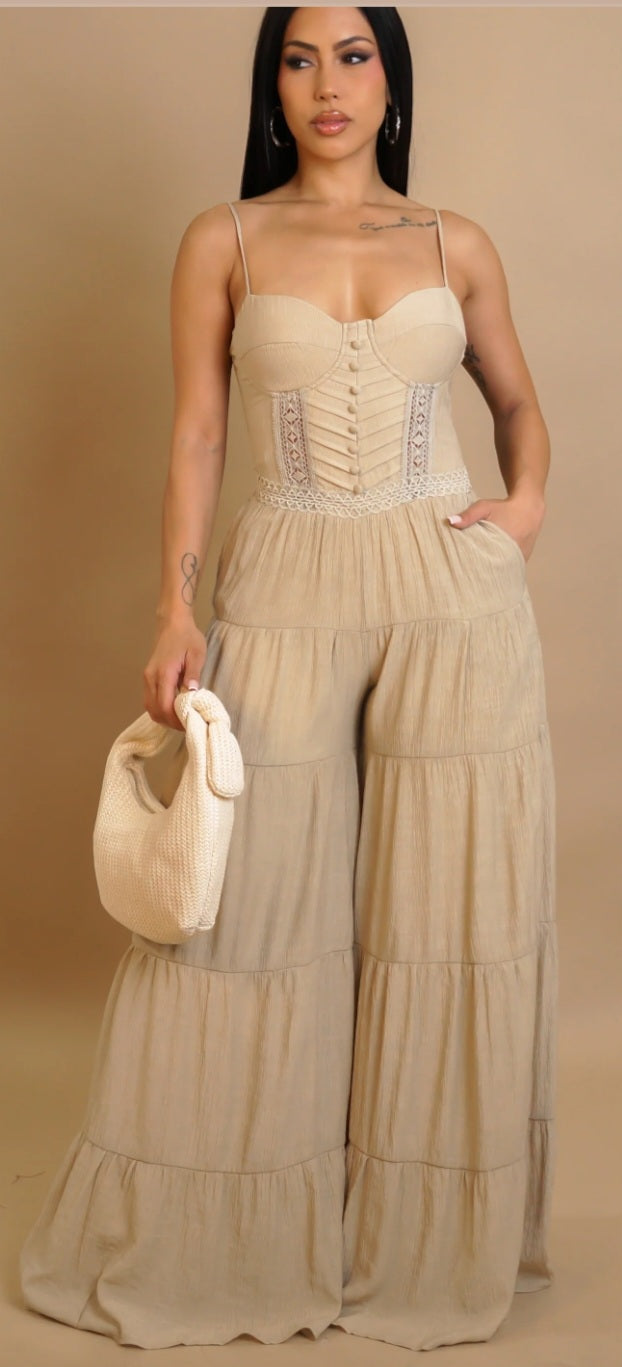 “Blush Breeze Wide-Leg Jumpsuit”